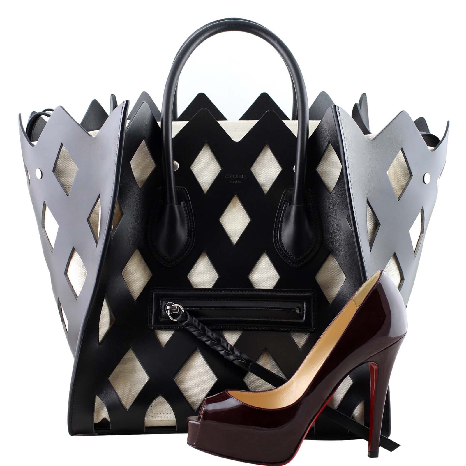 Celine Cutout Phantom Luggage Tote Medium - Image 12
