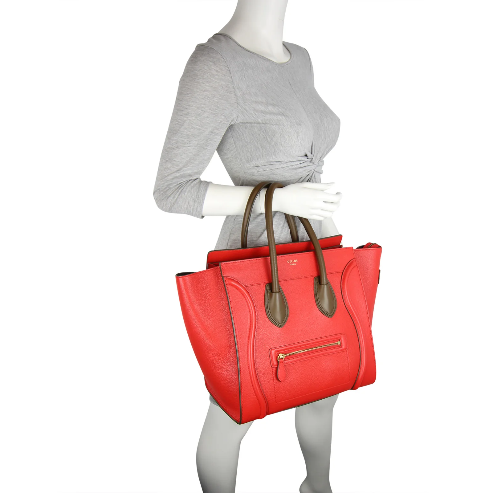 Celine Mini Luggage Tote - Image 11