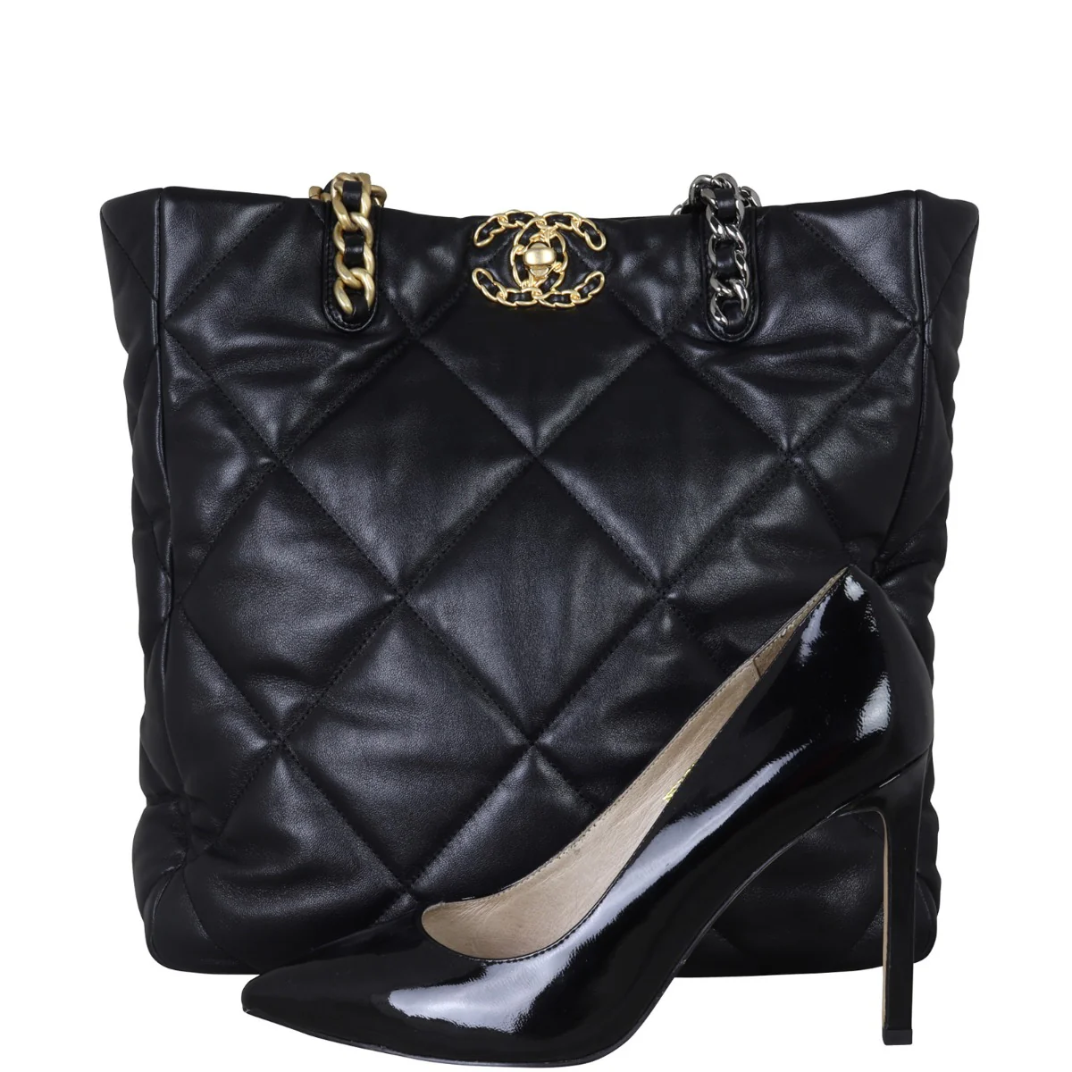 Chanel 19 Shopping Tote - Image 13