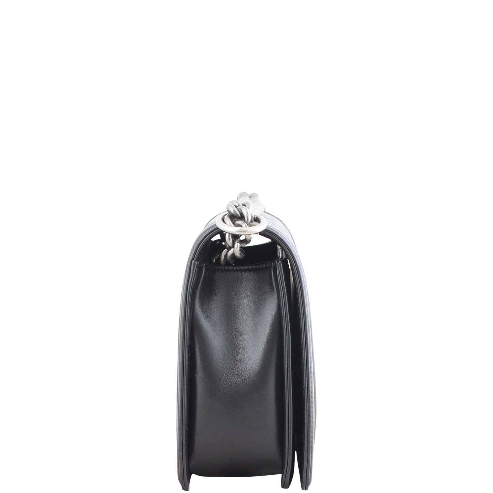 Chanel Boy New Medium | Black Lambskin - Image 5