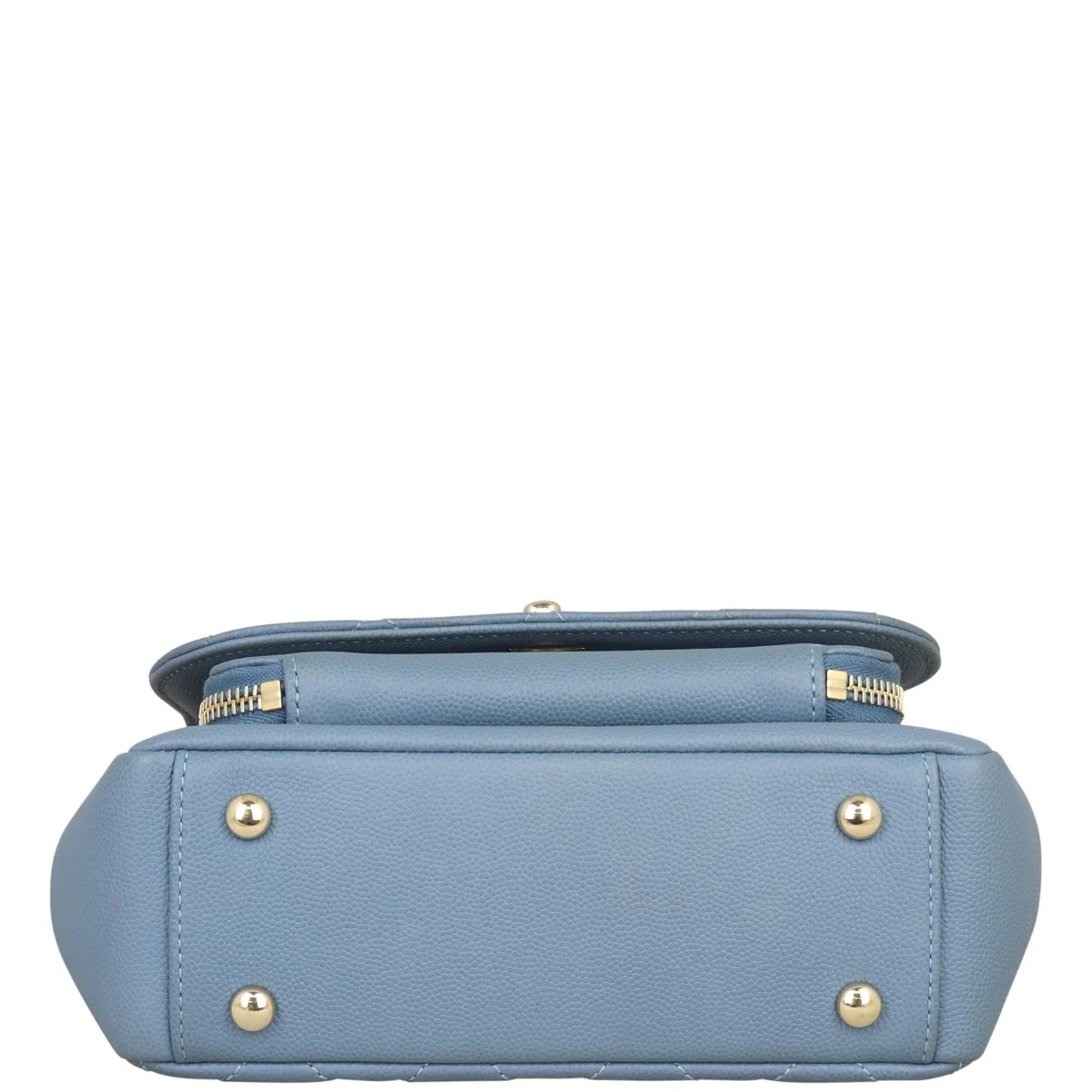 Chanel Business Affinity Small Flap Bag | Muted Slate Blue - Image 6