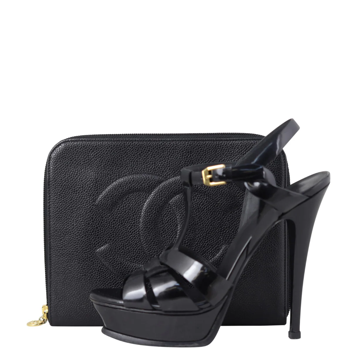 Chanel CC Timeless Zip Around Clutch - Image 9