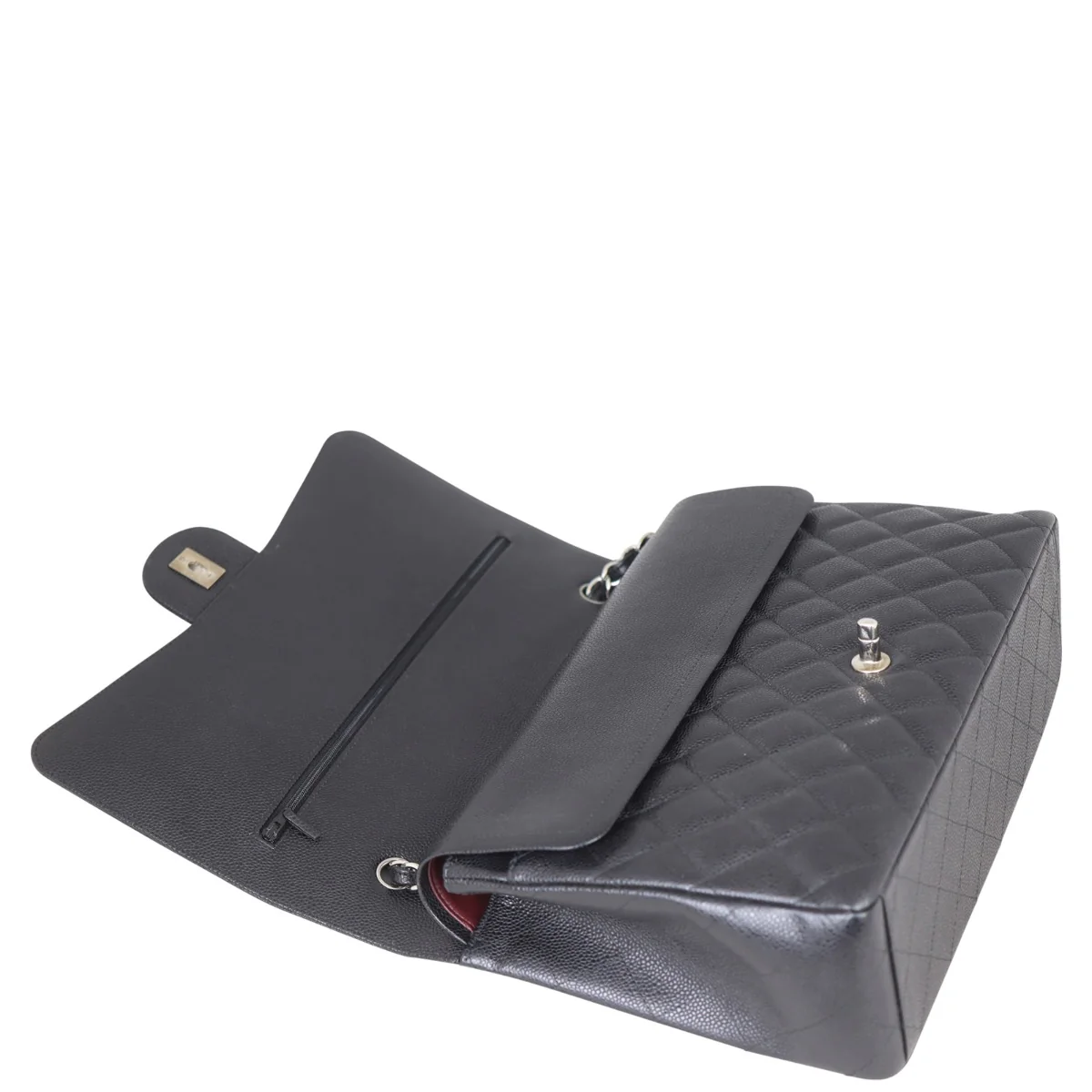 Chanel Classic Double Flap Maxi | Black 14 Series - Image 8