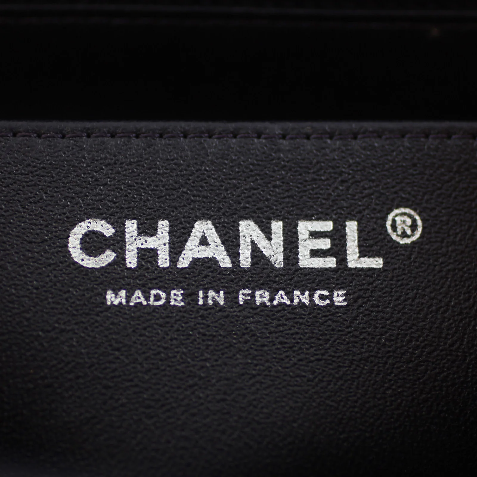 Chanel Classic Flap Mini Rectangular Bag | Deep Purple - Image 8