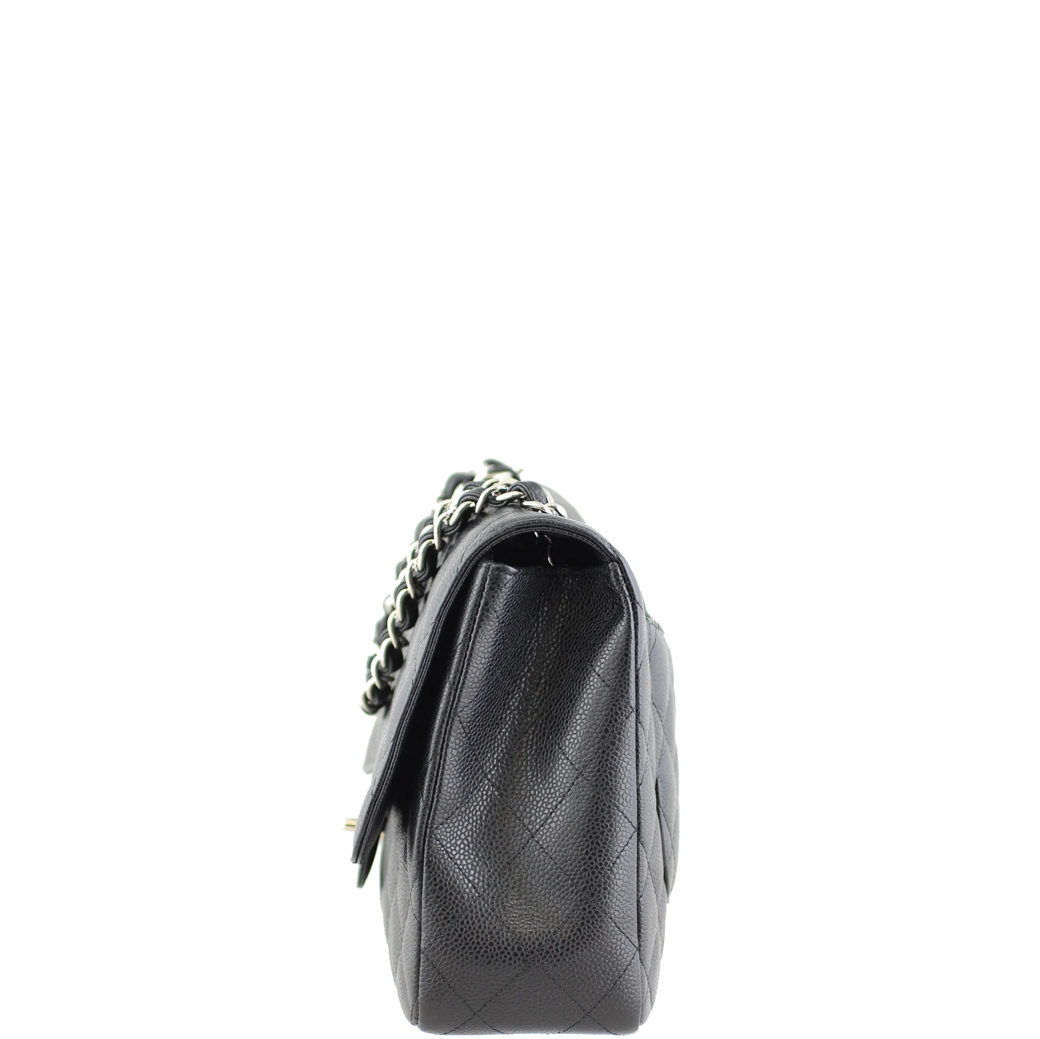 Chanel Classic Single Flap Jumbo | Black Caviar 13 Series - Image 3