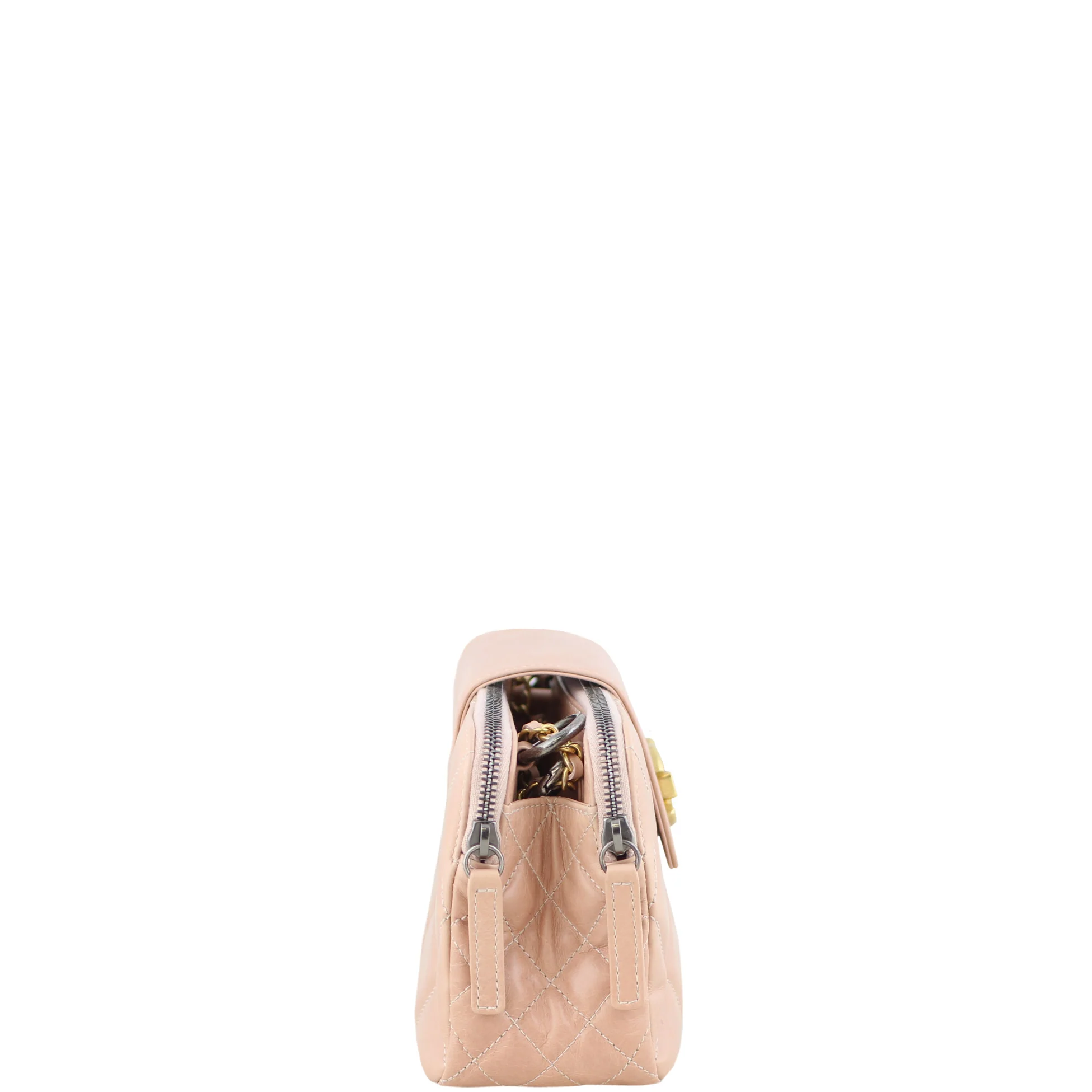 Chanel Double Zip Crossbody Bag - Image 4