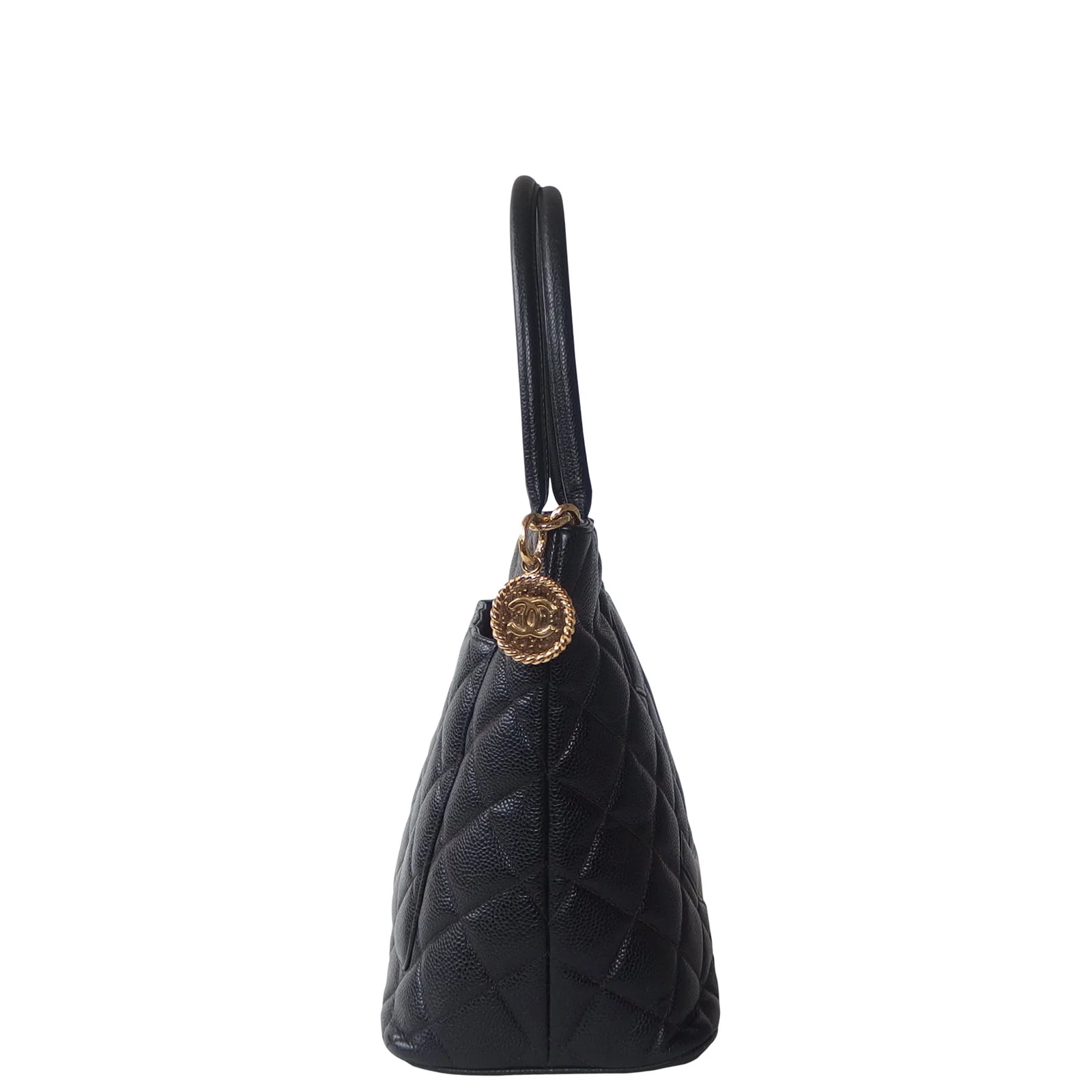 Chanel Medallion Tote | Black 7 Series - Image 4
