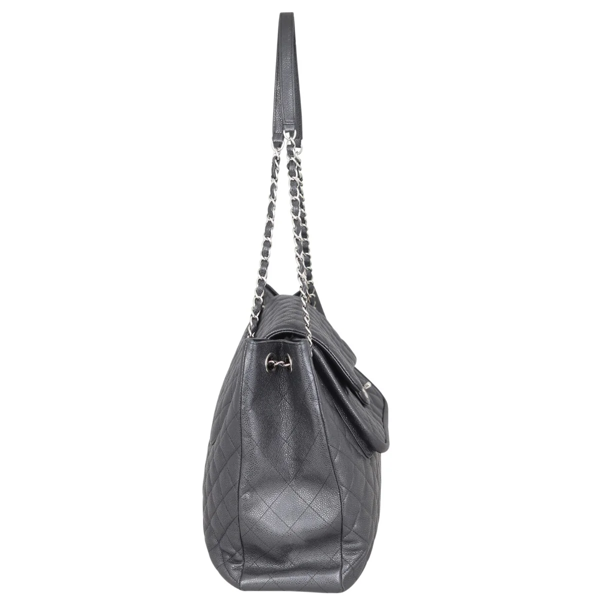 Chanel Paris-Edinburgh Quilted Flap Large Tote - Image 4