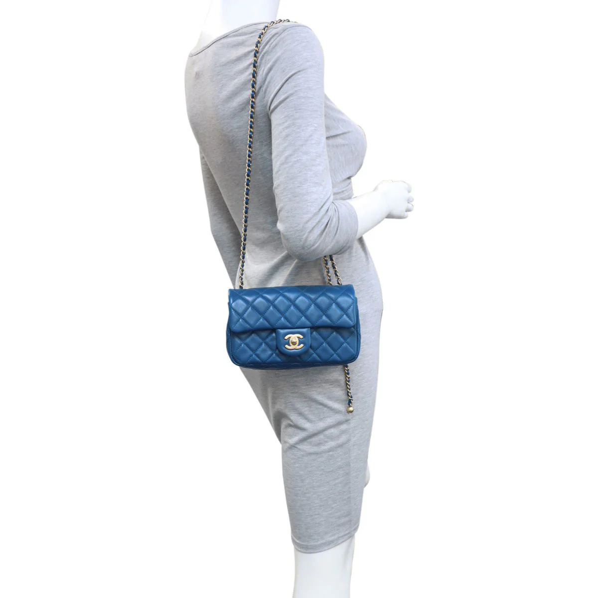 Chanel Pearl Crush Mini Rectangular Flap Bag - Image 12