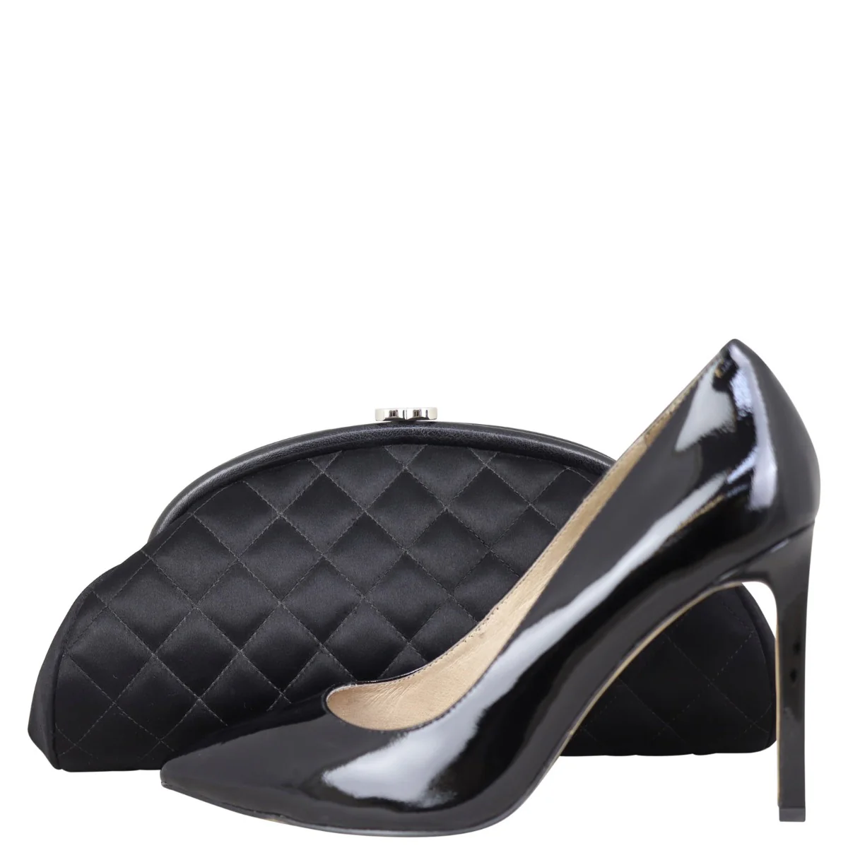 Chanel Satin Timeless Kisslock Clutch - Image 10