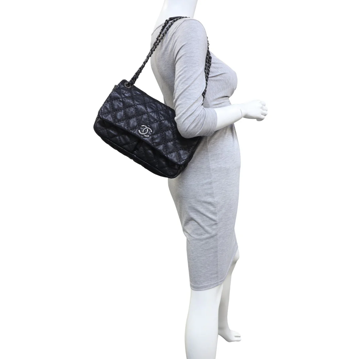 Chanel Stitch It Double Pocket Flap Bag - Image 13