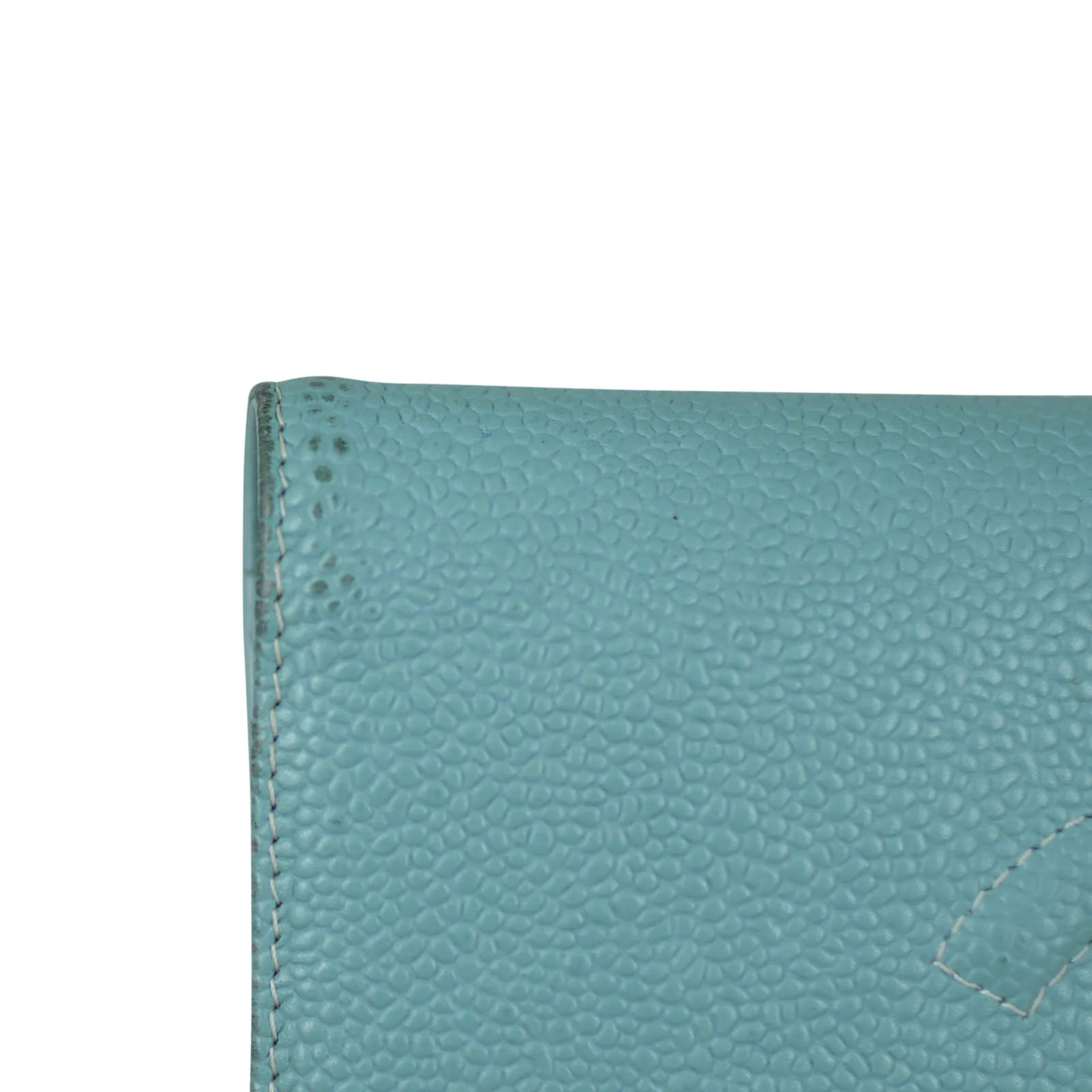 Chanel Timeless Bifold Wallet | Pale Teale - Image 8