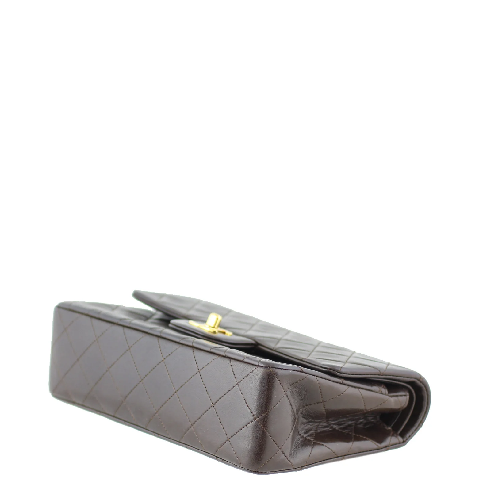 Chanel Vintage Classic Double Flap Small | Brown 1 Series - Image 6