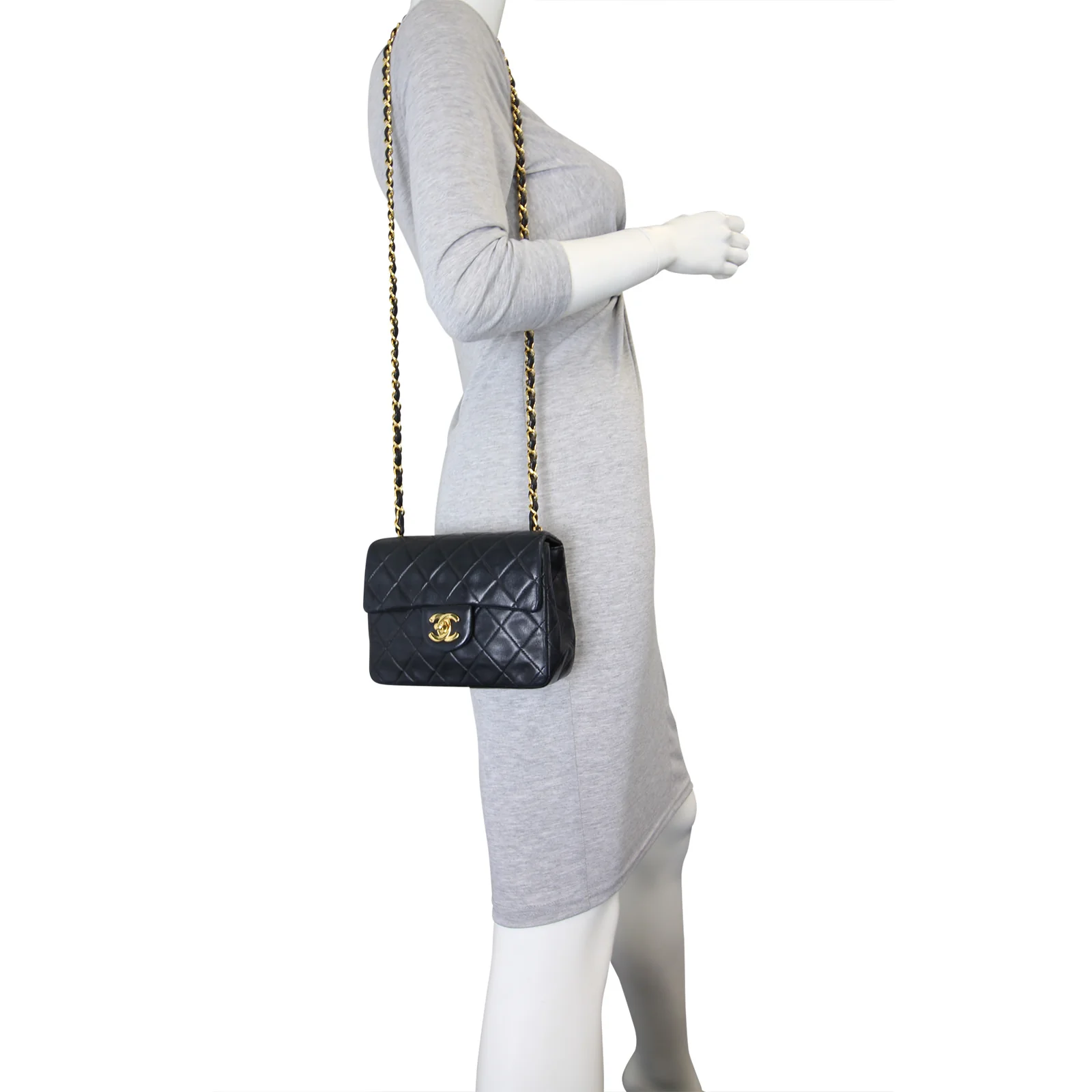 Chanel Vintage Mini Square Classic Flap - Image 13