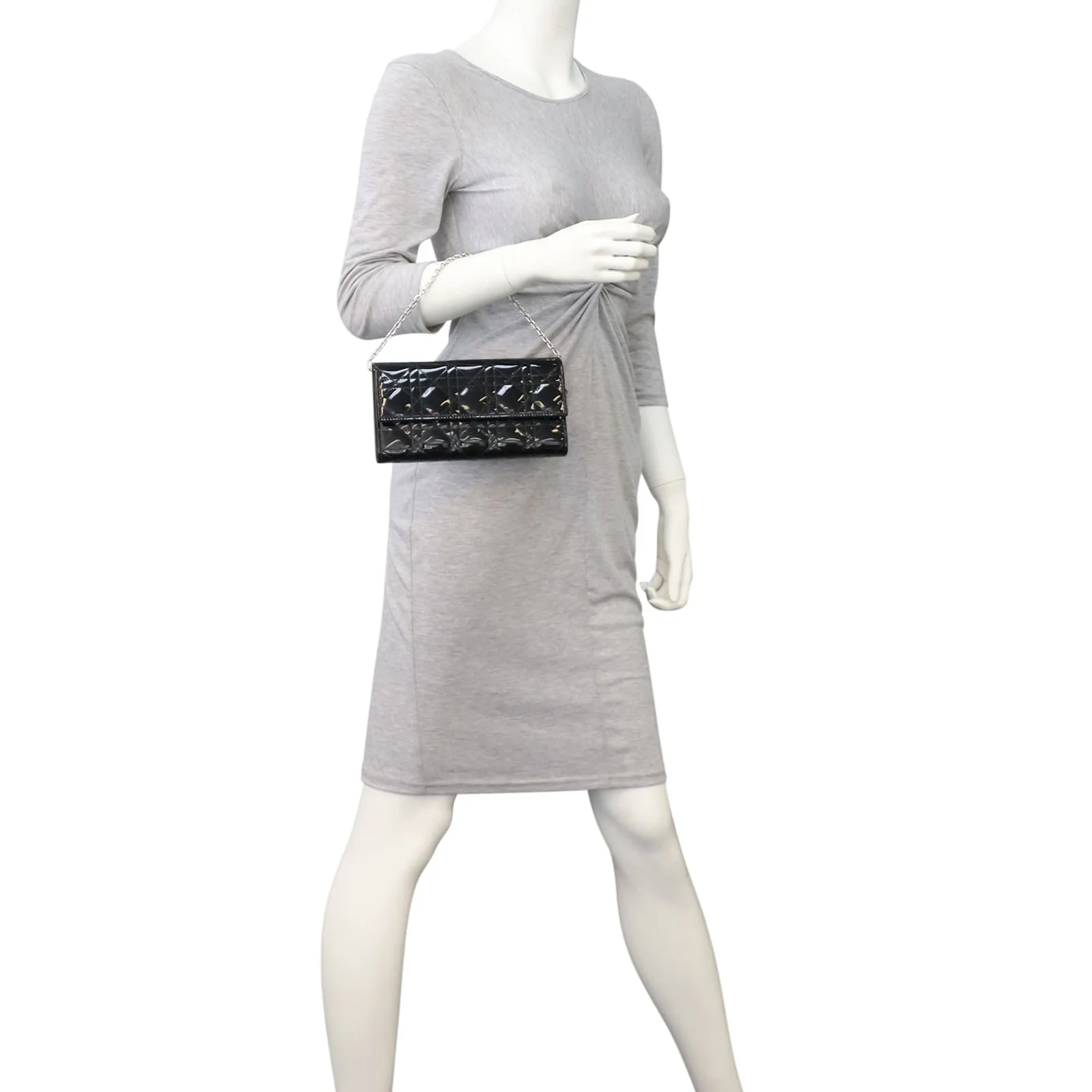 Dior Lady Dior Chain Wallet - Image 10