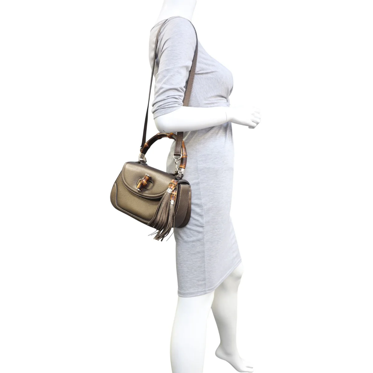 Gucci New Bamboo Top Handle Medium - Image 13