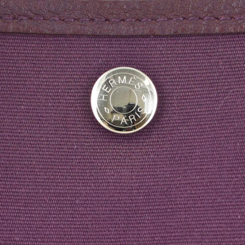 Hermes Garden Party 36 Bag Officier Canvas - Image 7