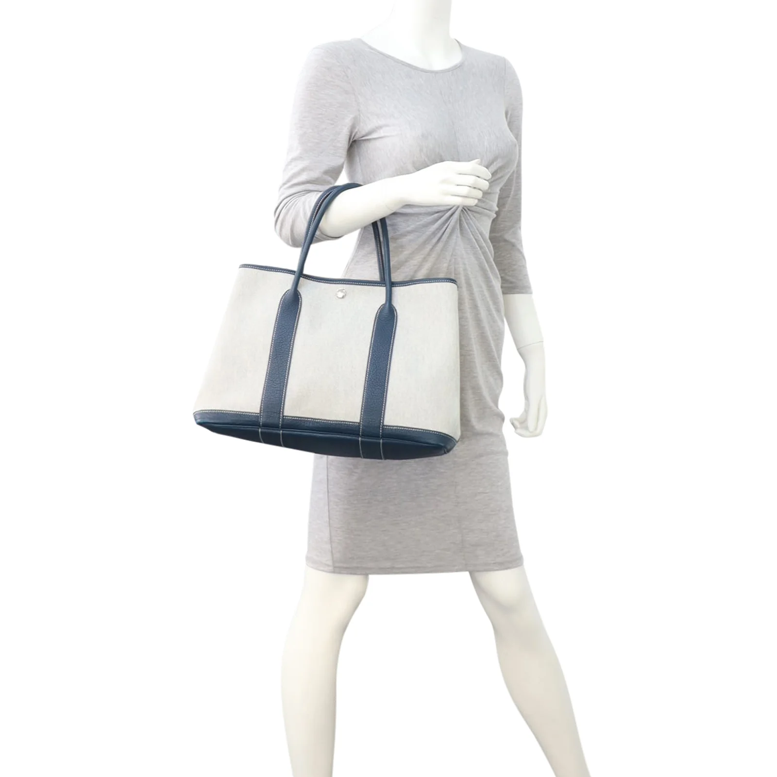 Hermes Garden Party 36 Toile Military - Image 11